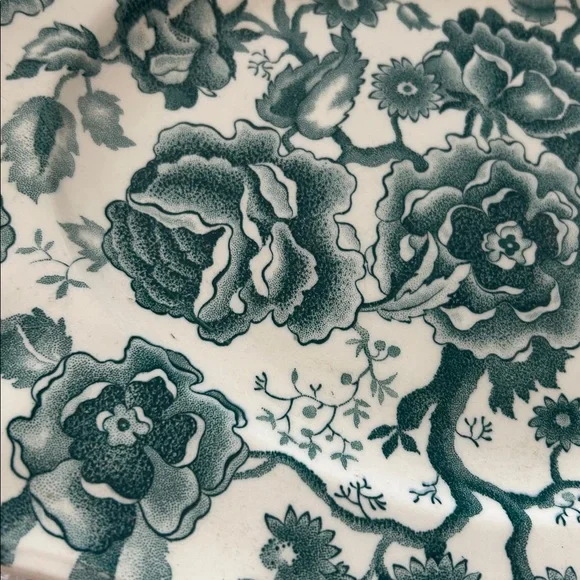 Vintage Johnson Brothers English Chippendale Green Platter - Picture 6 of 8